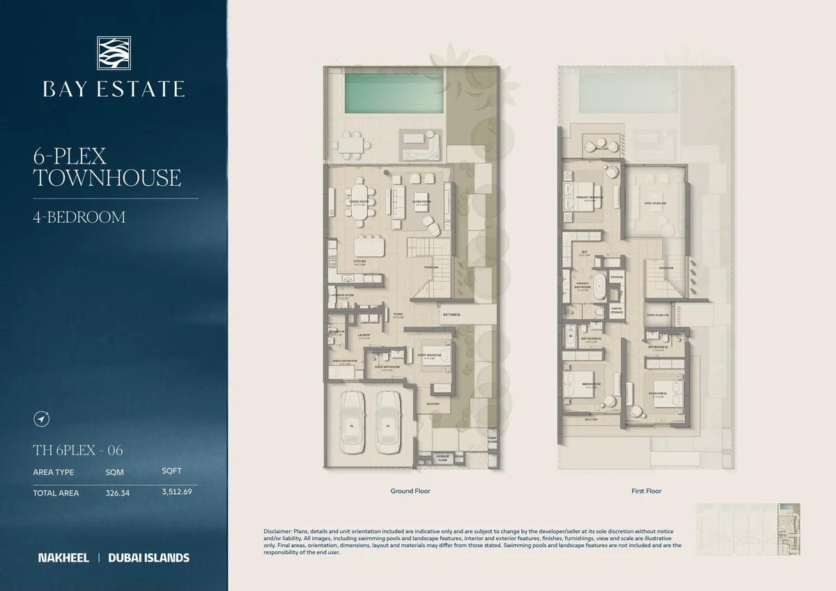 TH 6PLEX-06 6-plex floor plan