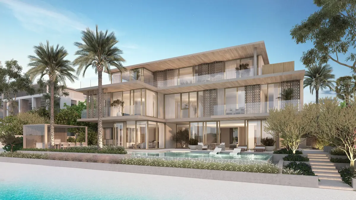 Villa Redwood from the beach