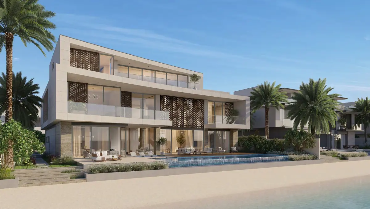 Villa Coral Dune from the beach