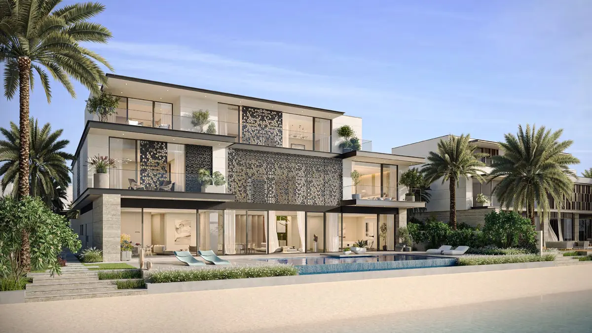 Villa Sunset Mirage from the beach