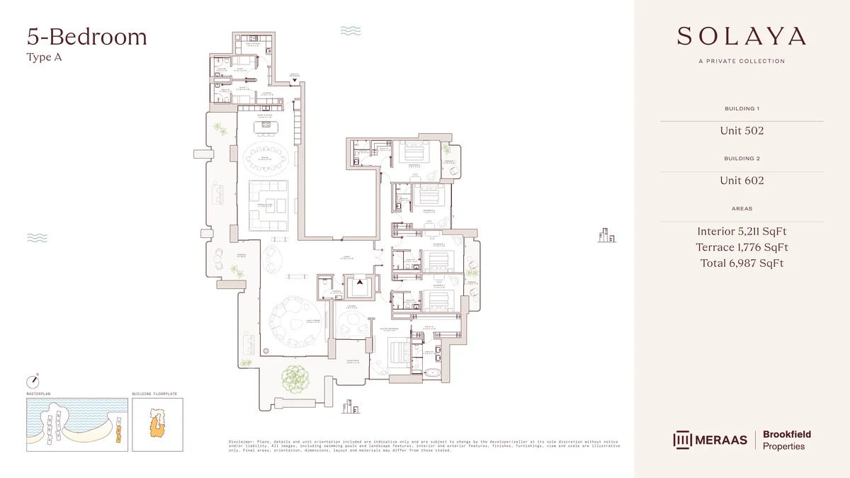 Solaya 5 bedroom Type A floor plan