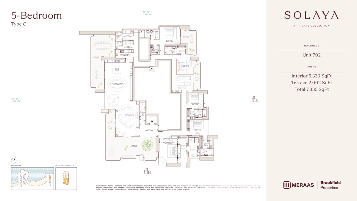 Solaya 5 bedroom Type C floor plan