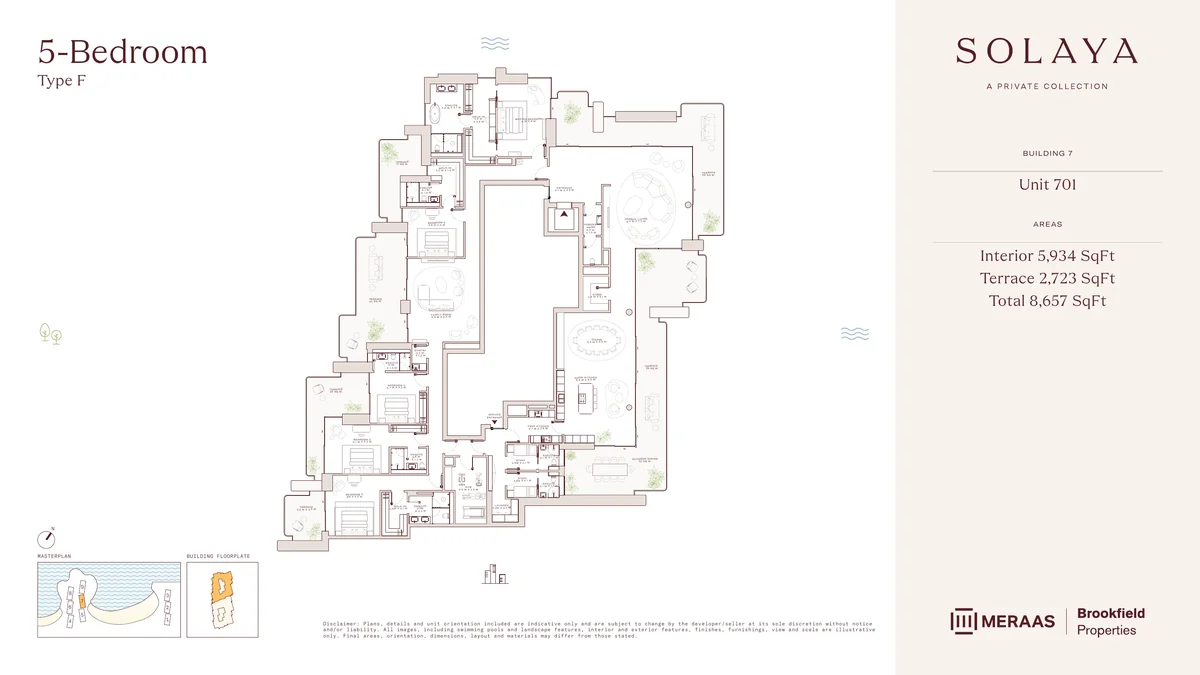 Solaya 5 bedroom Type F floor plan