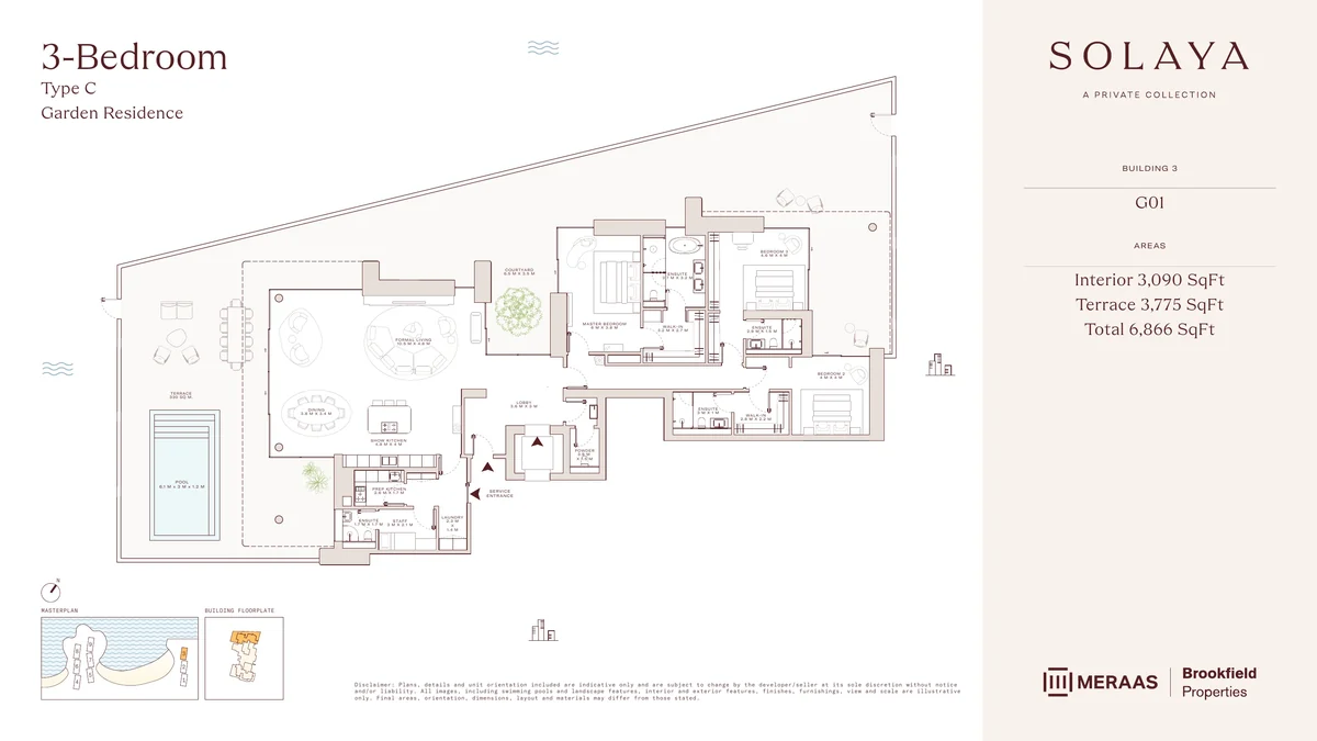Solaya garden house Type C floor plan